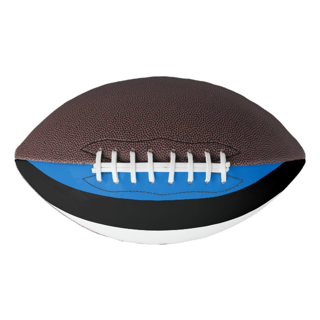 Balón De Fútbol Americano Fútbol patrioamericano con bandera de Estonia (Anverso)