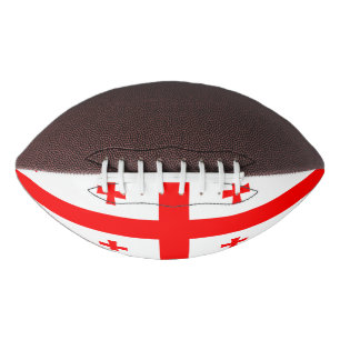 Balón De Fútbol Americano Fútbol patrioamericano con bandera de Georgia