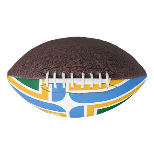 Balón De Fútbol Americano Fútbol patrioamericano con bandera de Portland
