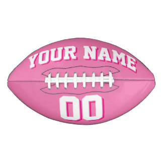 Balón De Fútbol Americano Fútbol Personalizado bonito Y BLANCO