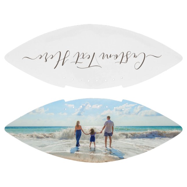 Balón De Fútbol Americano Fútbol personalizado con fotos y texto (Paneles)