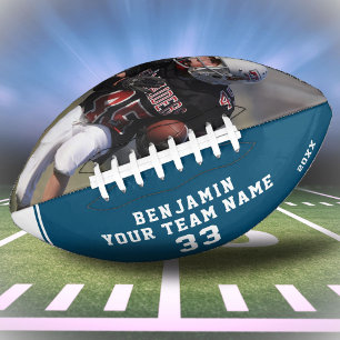 Balón De Fútbol Americano Fútbol personalizado con número de nombre equipo y
