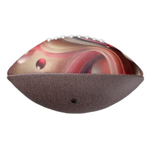 Balón De Fútbol Americano Fútbol Personalizado de resumen rosa