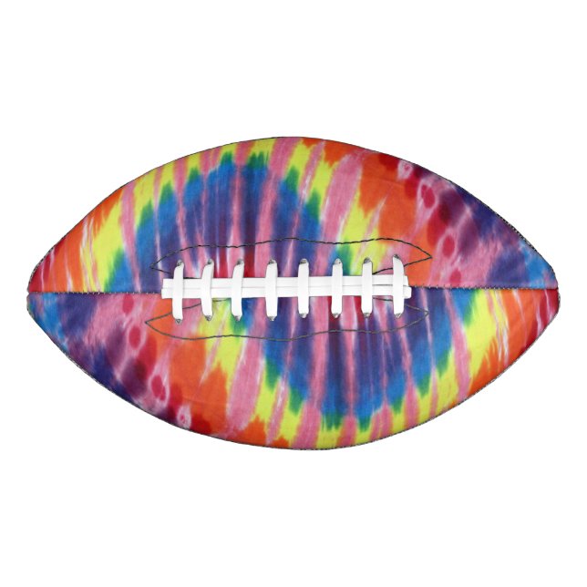 Balón De Fútbol Americano Fútbol personalizado Tie-Dye (Anverso)