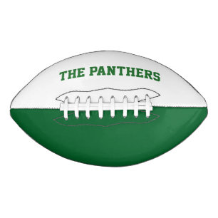 Balón De Fútbol Americano Fútbol verde y blanco Personalizado