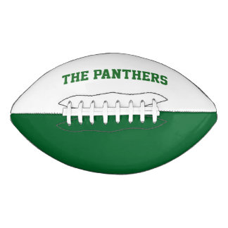 Balón De Fútbol Americano Fútbol verde y blanco Personalizado
