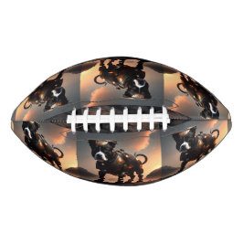 Balón De Fútbol Americano Futurista Staffordshire Terrier Robot, Fútbol