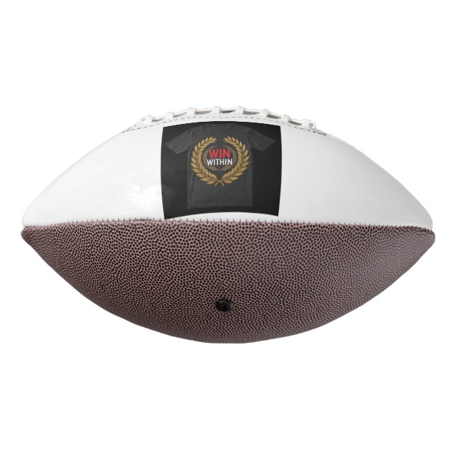 Balón De Fútbol Americano "Ganar dentro". (Girado 270)