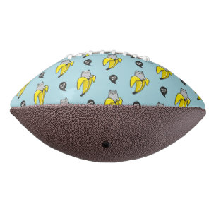 Balón De Fútbol Americano Gato en banana