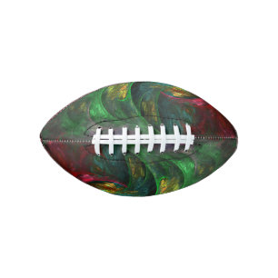 Balón De Fútbol Americano Génesis Arte abstracto verde