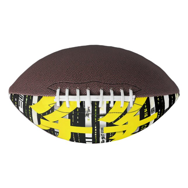 Balón De Fútbol Americano Glossy Pink Donut with Dark Sprinkles (Anverso)