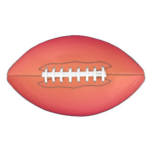 Balón De Fútbol Americano Gradiente rosa y naranja