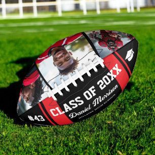 Balón De Fútbol Americano Graduación personalizado de 3ª clase de Fútbol Fot