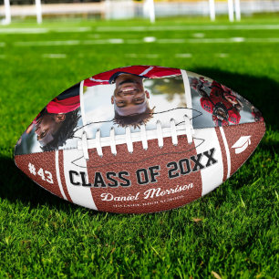 Balón De Fútbol Americano Graduación personalizado de 3ª clase de Fútbol Fot