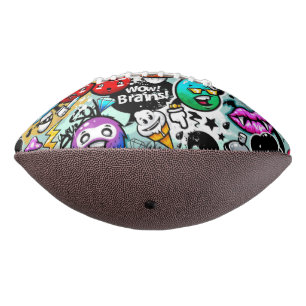 Balón De Fútbol Americano Graffiti Football