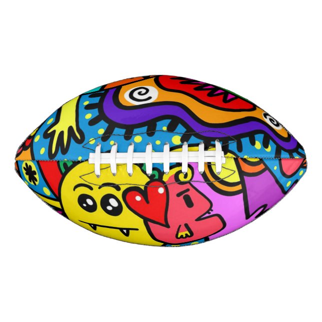 Balón De Fútbol Americano Graffiti Football (Anverso)