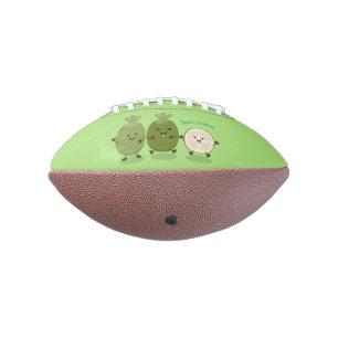 Balón De Fútbol Americano Guayaba feijoa personalizado de piña de cuña ilust