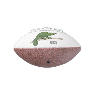 Balón De Fútbol Americano Ilustracion chameleon personalizado de Jackson