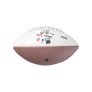 Balón De Fútbol Americano Ilustracion de cosméticos/personalizados de maquil