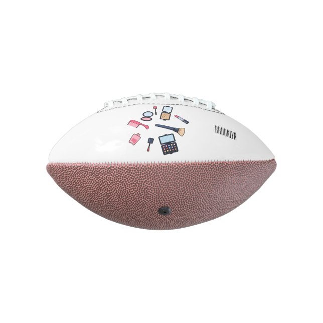 Balón De Fútbol Americano Ilustracion de cosméticos/personalizados de maquil (Girado 270)