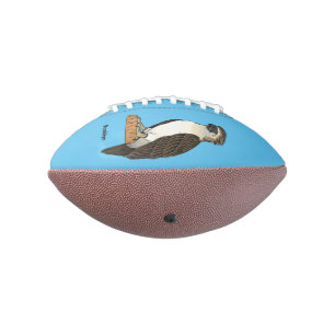 Balón De Fútbol Americano Ilustracion de personalizado de aves águilas de Fi