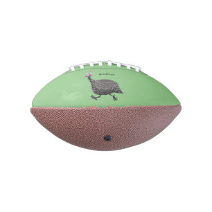 Balón De Fútbol Americano Ilustracion de personalizado de aves divertidos de
