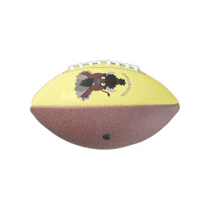 Balón De Fútbol Americano Ilustracion de personalizado de bisontes búfalos d