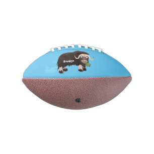 Balón De Fútbol Americano Ilustracion de personalizado de buey hongo