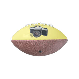 Balón De Fútbol Americano Ilustracion de personalizado de cámara de cine