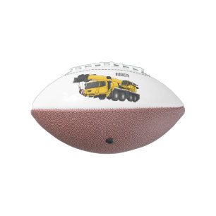 Balón De Fútbol Americano Ilustracion de personalizado de camiones Crane