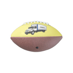 Balón De Fútbol Americano Ilustracion de personalizado de camiones de cajas