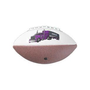 Balón De Fútbol Americano Ilustracion de personalizado de camiones semirremo
