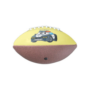 Balón De Fútbol Americano Ilustracion de personalizado de coche de policía f