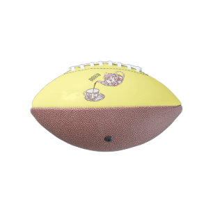 Balón De Fútbol Americano Ilustracion de personalizado de conjunto de equipo