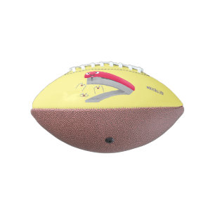 Balón De Fútbol Americano Ilustracion de personalizado de grapadora de color