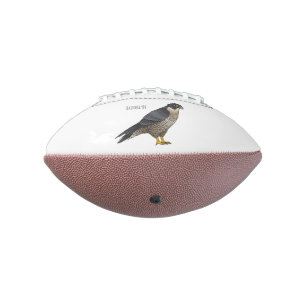 Balón De Fútbol Americano Ilustracion de personalizado de halcón peregrino