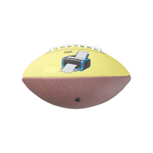 Balón De Fútbol Americano Ilustracion de personalizado de impresora (Girado 270)