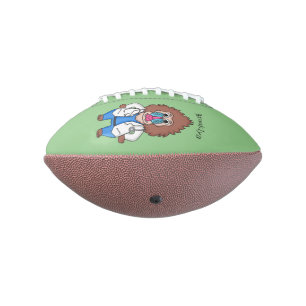 Balón De Fútbol Americano Ilustracion de personalizado de médica de mandrile