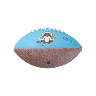 Balón De Fútbol Americano Ilustracion de personalizado de mono Tamarin Top d