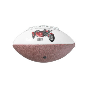Balón De Fútbol Americano Ilustracion de personalizado de motocicletas Sidec