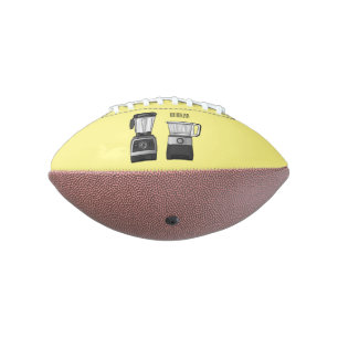 Balón De Fútbol Americano Ilustracion de personalizado de procesador y mezcl