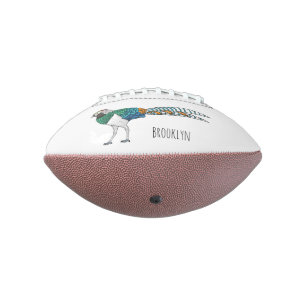 Balón De Fútbol Americano Ilustracion del faisán de Lady amherst