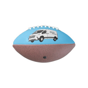 Balón De Fútbol Americano Ilustracion del personalizado de la camioneta de e