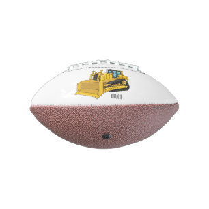 Balón De Fútbol Americano Ilustracion personalizado Bulldozer
