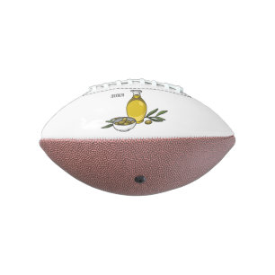 Balón De Fútbol Americano Ilustracion personalizado de aceite de oliva