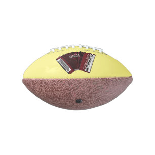 Balón De Fútbol Americano Ilustracion personalizado de acordeón