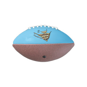 Balón De Fútbol Americano Ilustracion personalizado de Angelfish