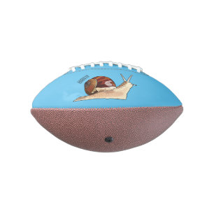 Balón De Fútbol Americano Ilustracion personalizado de caracoles