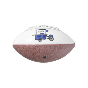 Balón De Fútbol Americano Ilustracion personalizado de carrito de alimentos