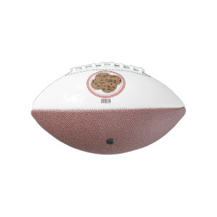 Balón De Fútbol Americano Ilustracion personalizado de galletas de chocolate